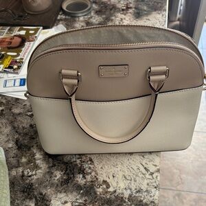 Kate Spade Cream and Tan Satchel